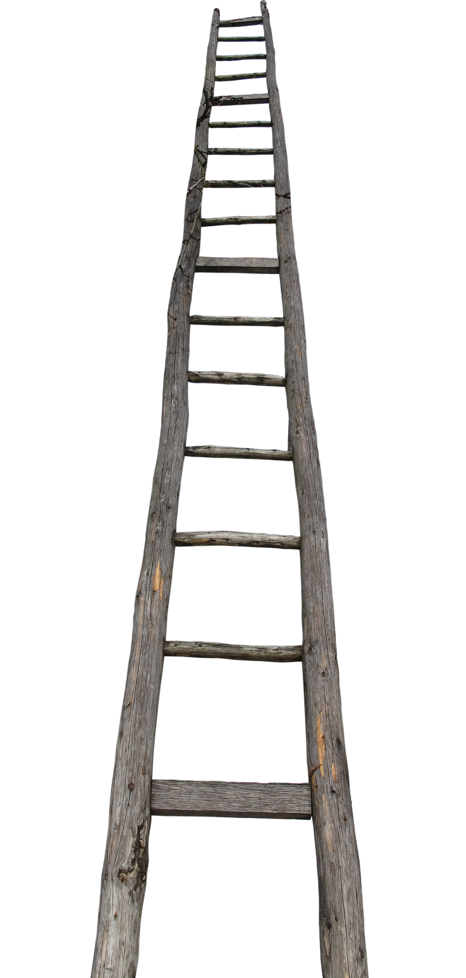 una escalera